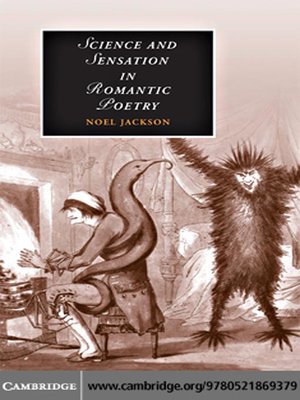 Science and Sensation in Romantic Poetry - ebook